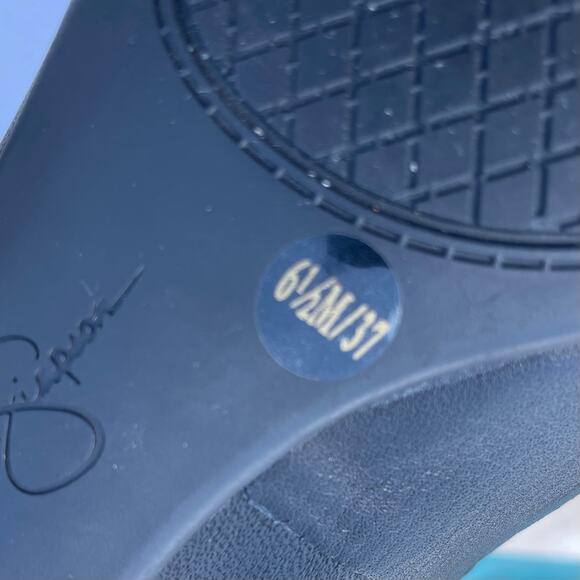 NIB Jessica Simpson Mandalaye Ankle Wrap Ballet Flat - Black - 6.5 - Picture 7 of 12